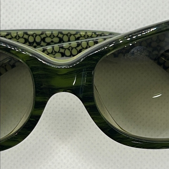 Coach Women's MAYA Sunglasses in Dark Green - Picture 11 of 16